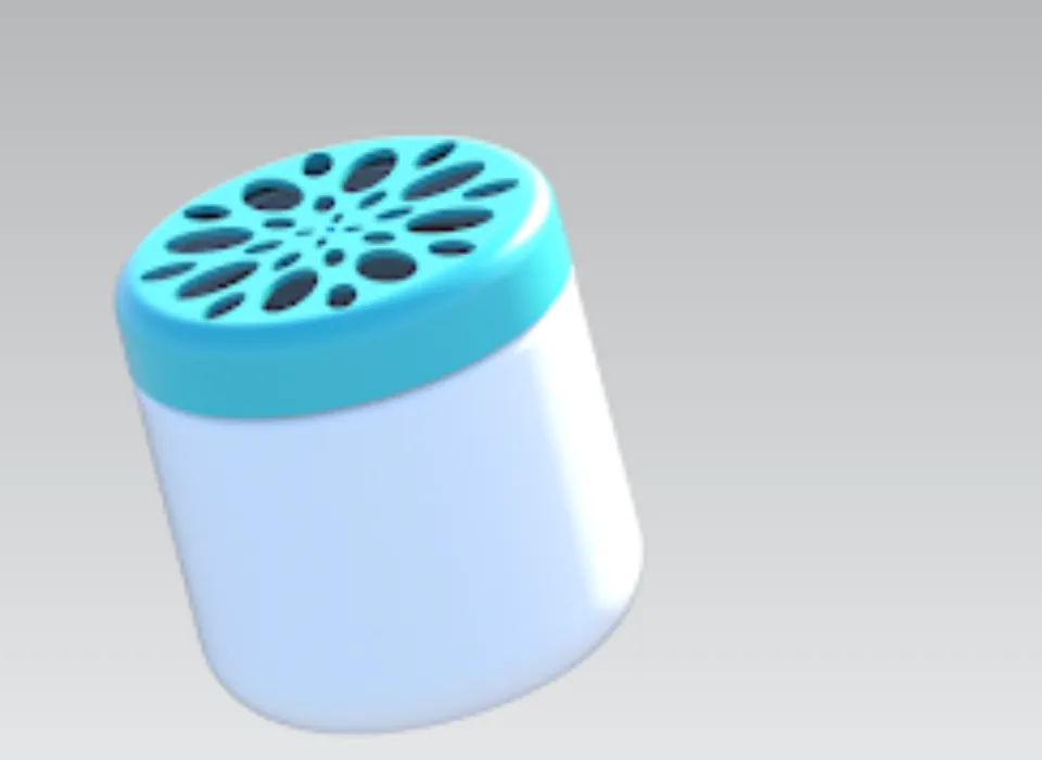 100Gm Room Freshner Jar With Cap by 3D Think Ahead
